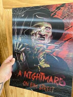 freddy krueger lenticular poster